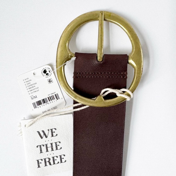 Free People We The Free Brando Hip Belt in Brown | NWT main image 7